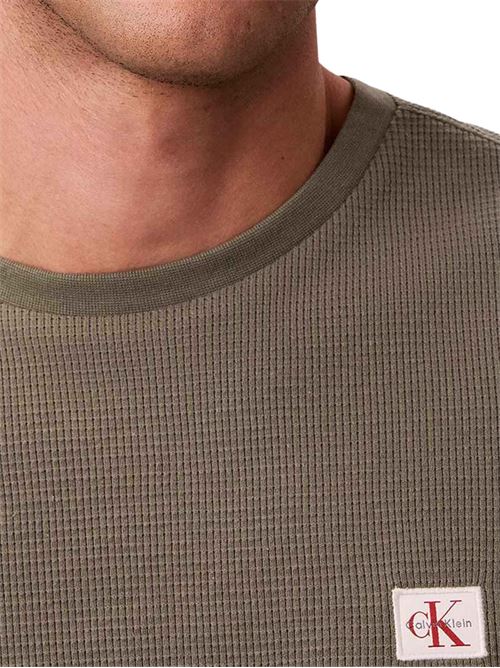T-shirt lavorazione a nido d'ape Calvin Klein Jeans | LV040EM217LDY